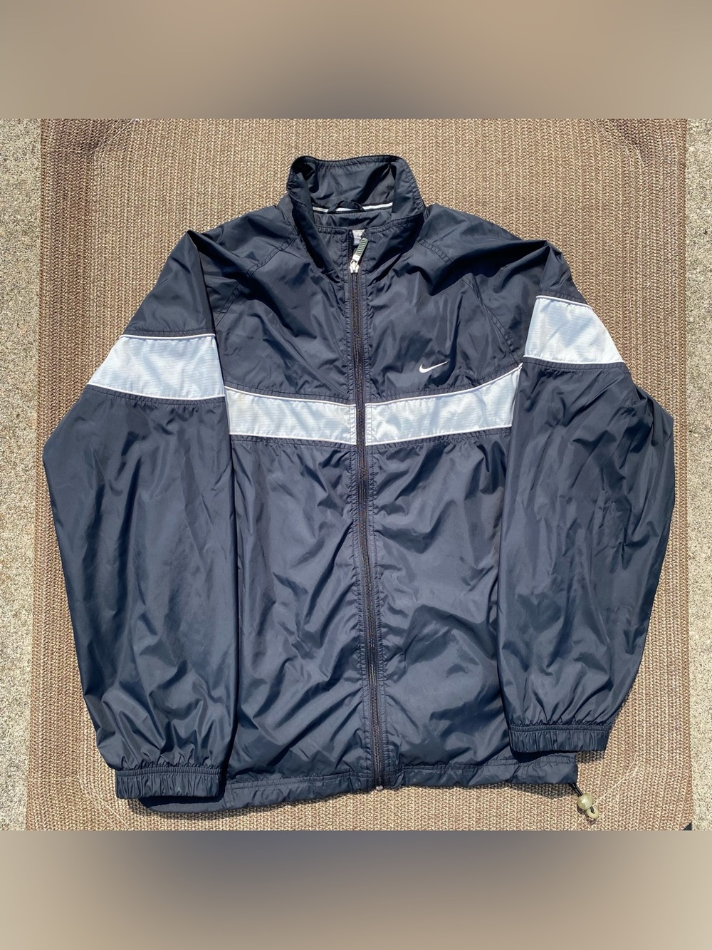 Nike Vintage Style Colorblock Full-Zip Windbreaker Jacket M Gorpcore